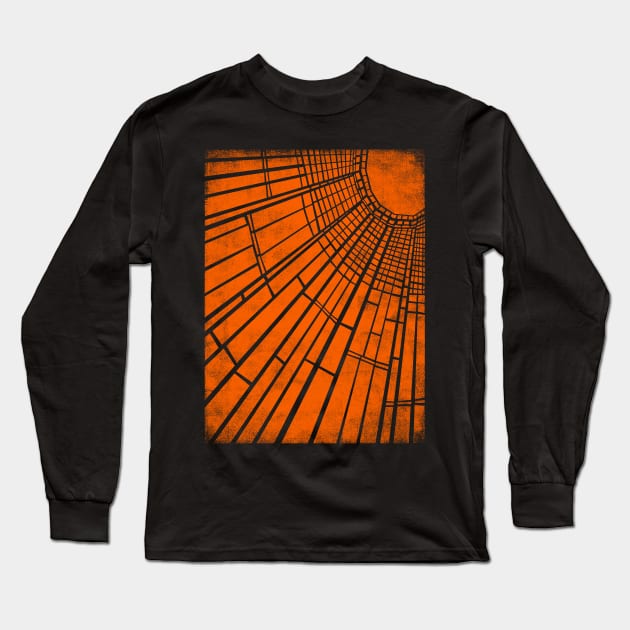 Sunlight Van Gogh geometric art wear out vintage look Long Sleeve T-Shirt by bulografik